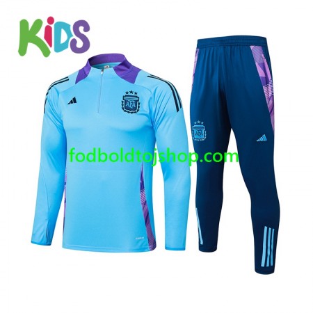 Argentina Børn Blå Sweatshirt Dragt 2024